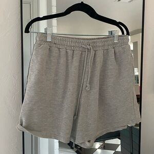 Cotton on fleece grey shorts size 8